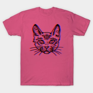 3D cat T-Shirt